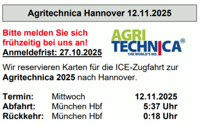 Mitgliederfahrt zur Agritechnica 2025